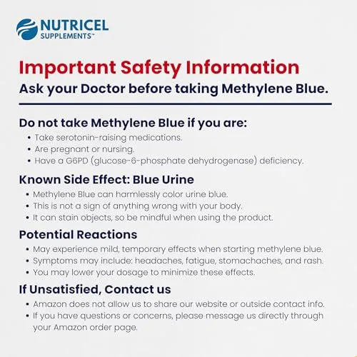methylene blue supplement by Nutricel