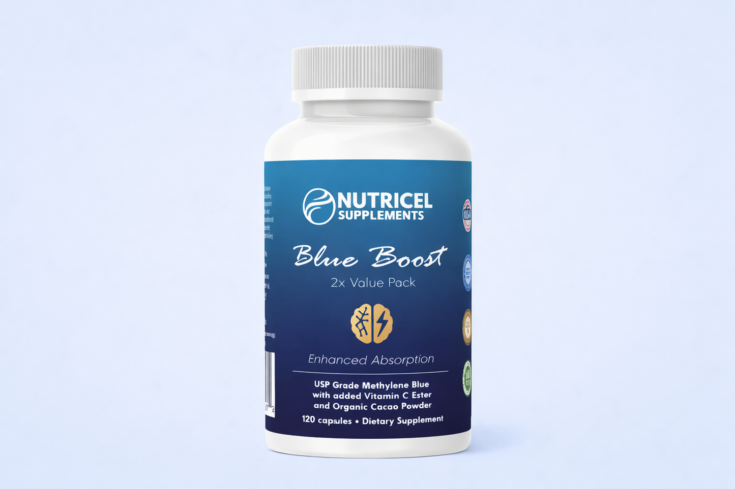 Blue Boost 120 - Methylene Blue with Vitamin C Ester