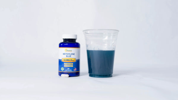 aSquared Nutrition Methylene Blue Capsules water test