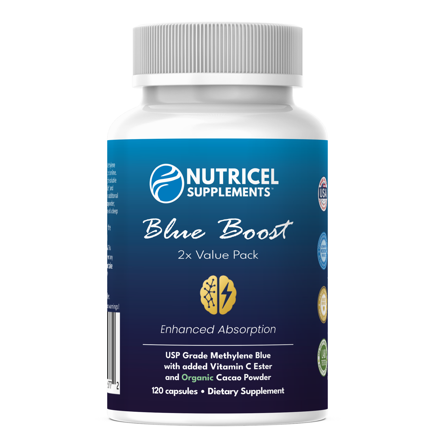 Blue Boost 120 12 Pack- Methylene Blue with Vitamin C Ester