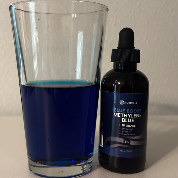 Blue Liquid water test