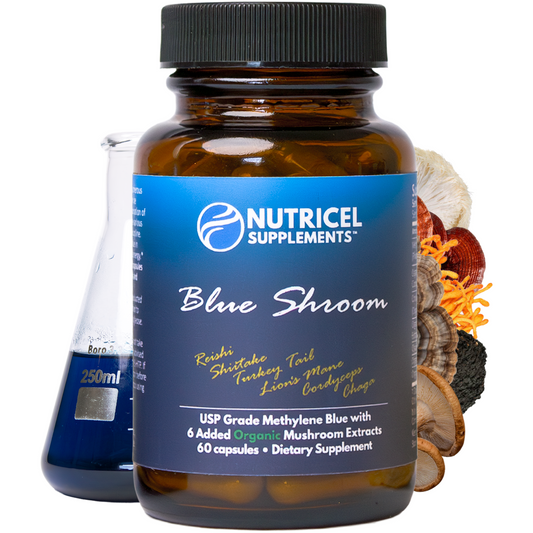 Blue Shroom - Methylene Blue + 6 Mushroom Extracts