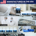 Collage of a manufacturing process with text indicating 'Manufactured in the USA' and 'Family Owned Company'.