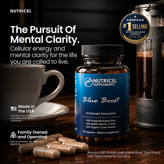 Blue Boost 60 | 12mg Methylene Blue Capsules — Nutricel