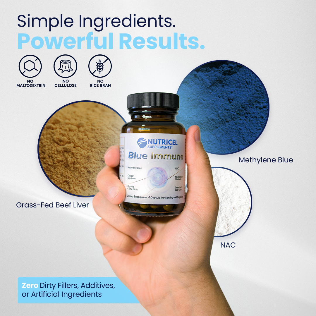 Blue Immune | Immune Support | USP Grade Methylene Blue Capsules