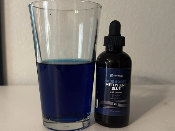Blue Liquid water test