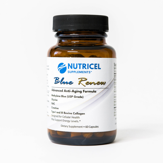 Blue Renew | Anti-Aging Support | USP Grade Methylene Blue Capsules