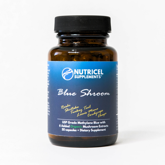 Blue Shroom | Brain Boosting Mushrooms | USP Grade Methylene Blue Capsules