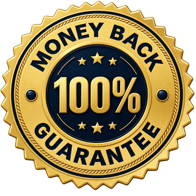 100% money-back guarantee